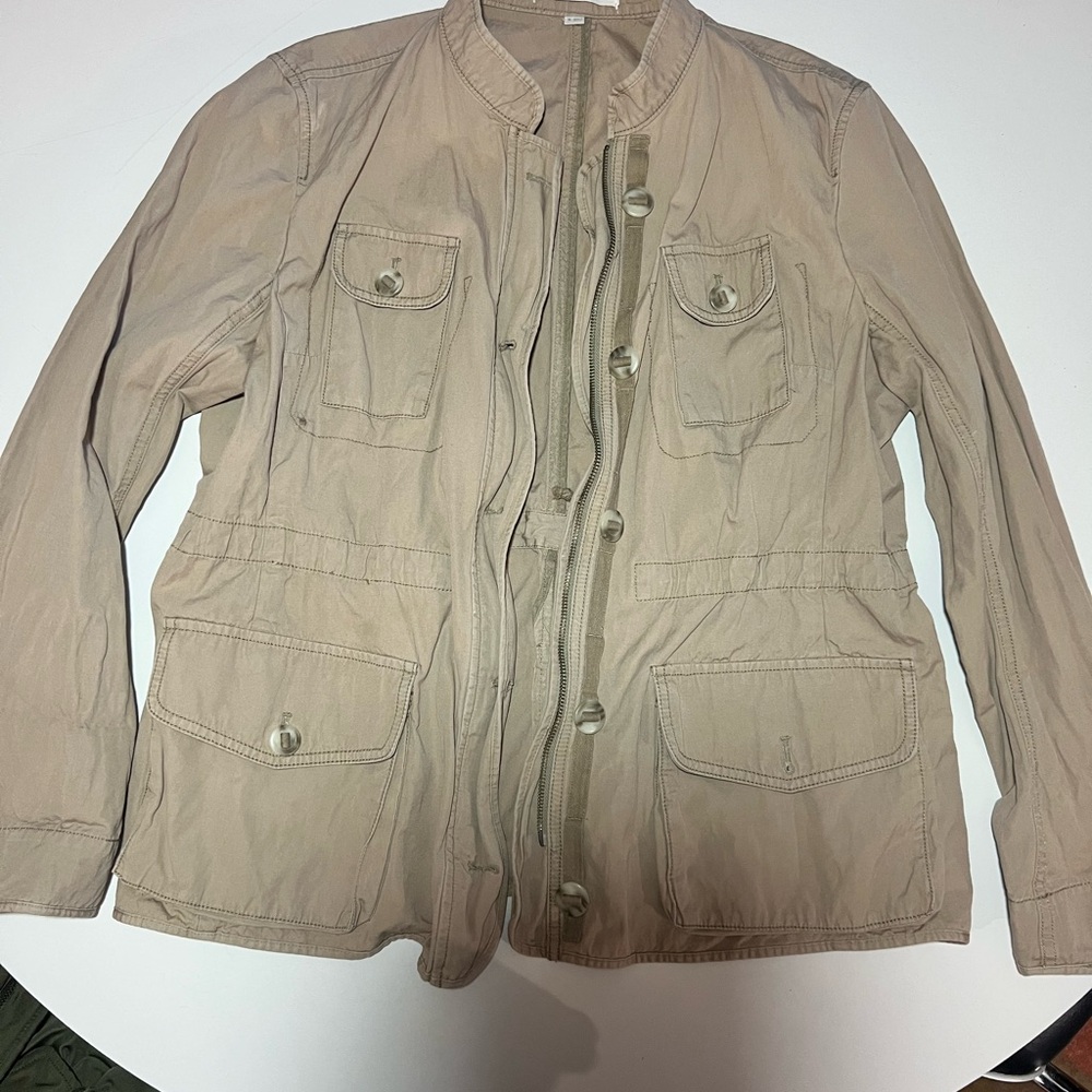 LOFT Light Brown Utility Jacket